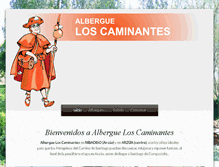 Tablet Screenshot of albergueloscaminantes.com